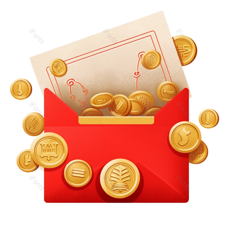 618图片,礼盒元素,金币PNG,大促免抠素材